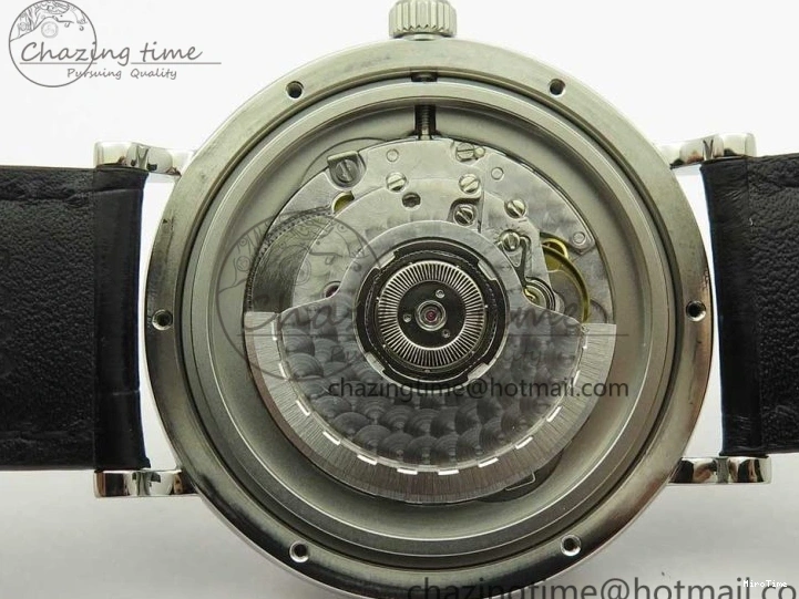 MIROTIME 0322 Affordable Portofino Automatic SS FKF 1:1 Best Edition Black Dial on Black Leather Strap A 7136